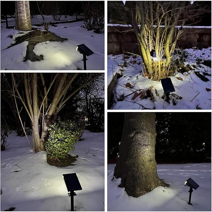 GKGG Solar Lights Outdoor Waterproof IP65, Solar Powered 76 LED 3 Lighting - Image 8