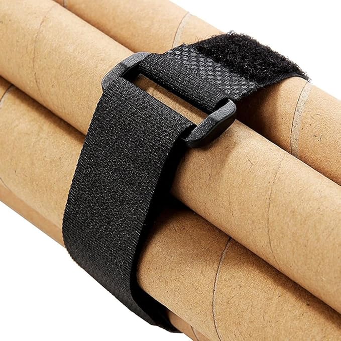 10 Pack Reusable Fastening Cable Ties and Cable Straps, Adjustable - Image 7