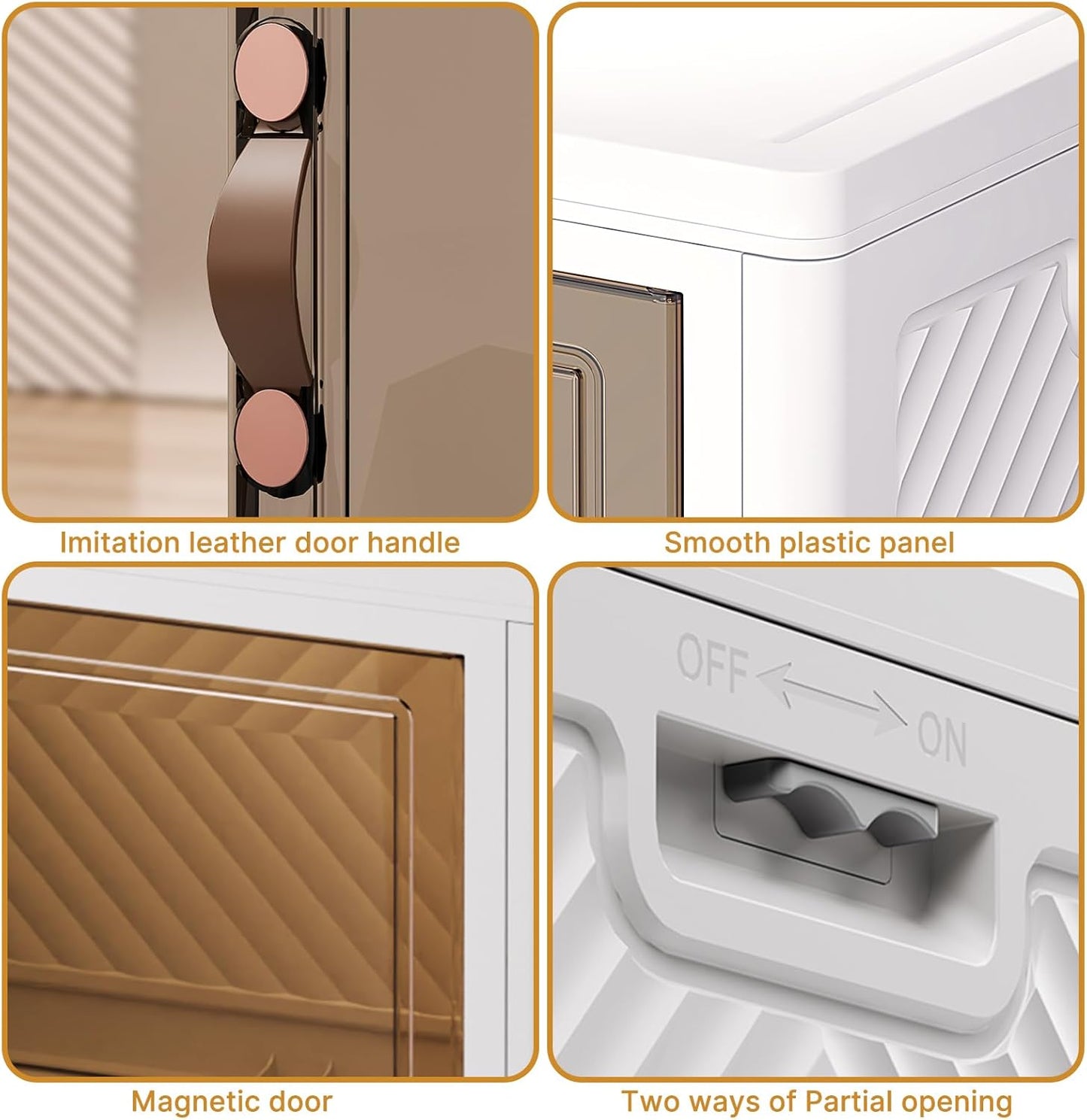 Extra Large Stackable Storage Bins with Lids & Wheels & Door, 336QT-112QT/28GAL*3Pack Foldable Collapsible Closet Organizers, Plastic containers drawers for bedroom Dorm