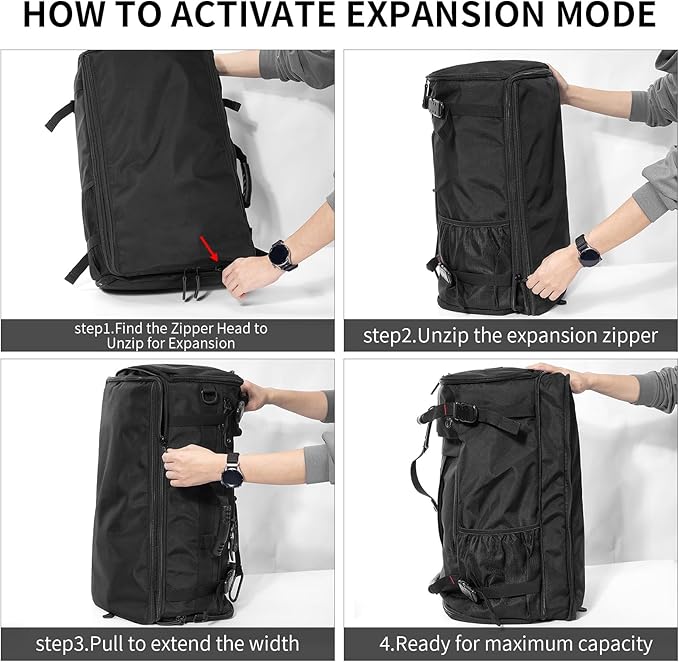 YOUMIAN Large Capacity For Travel Hiking Sports Carry On Backpack Durable - Image 9