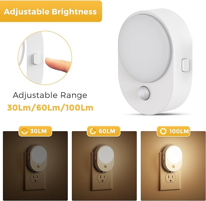 L LOHAS LED Motion Sensor Night Light, Night Lights Plug into Wall, Motion - Image 4