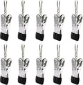 10PCS Small Clothes Pin with Hook by BERYLER