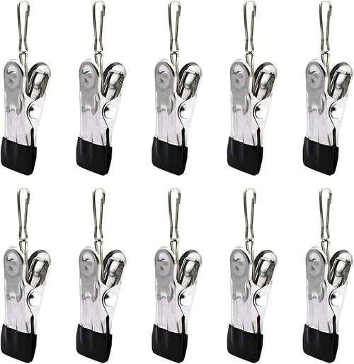 10PCS Small Clothes Pin with Hook by BERYLER
