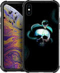 for iPhone Xs Max Case, Skeleton Winding Snake Pattern Graphic Design Girl Boy by FKBRCL4U