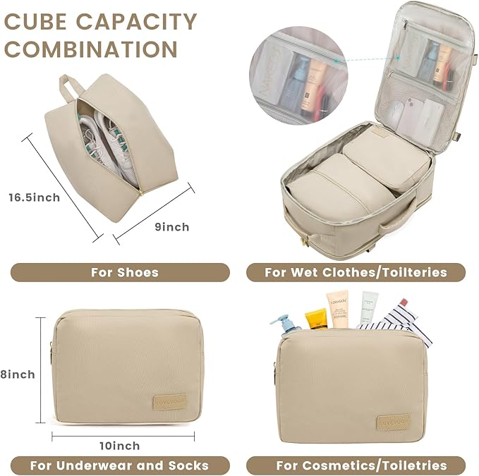 LOVEVOOK 40L Large Travel Backpack - Image 6