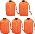 NovaMedic Emergency Sleeping Bag 5 Pack – 84"x36" Thermal Mylar Survival Bivy by NOVAMEDIC