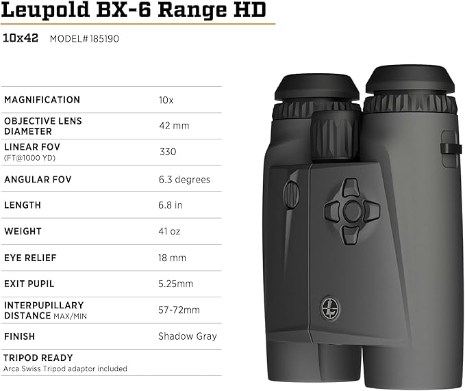 Leupold BX-6 Range HD 4DoF 10x42 - Image 8