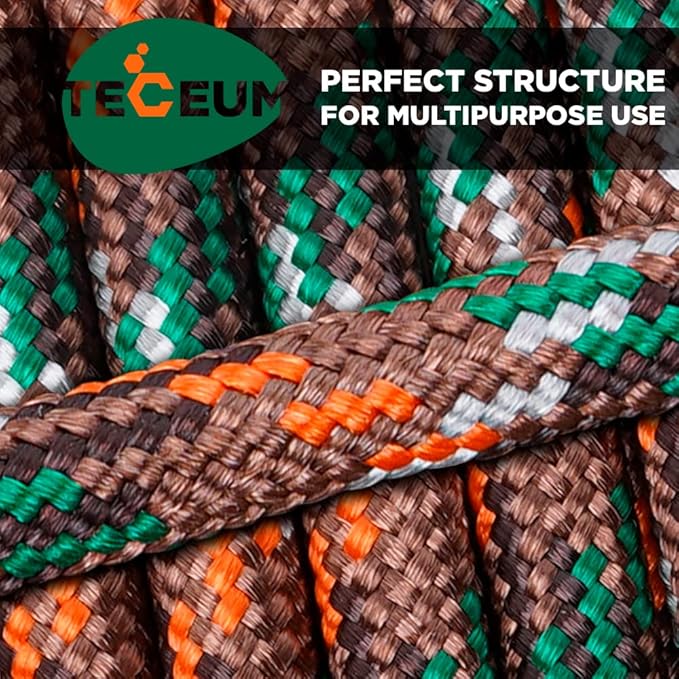TECEUM Reflective Paracord Rope 1000 – 1000ft/200ft/100ft/50ft – 40+ Colors – - Image 5