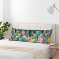 Cactus Decorative Body Pillows for Home, Tropical Cactus Floral Body Pillow by Unknown