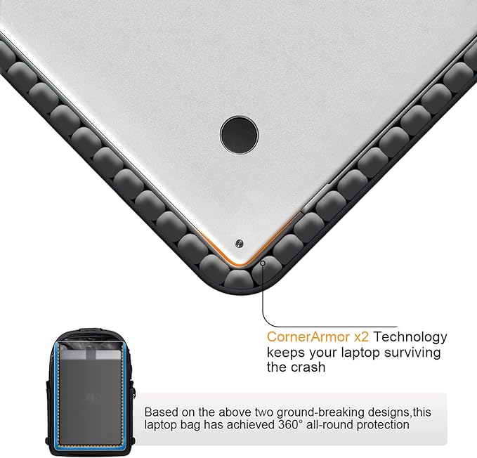 Tzowla Travel Laptop Backpack Water Resistant Anti-Theft Bag - Image 5