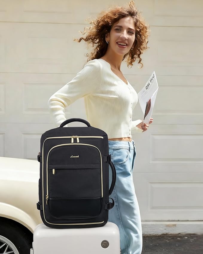 LOVEVOOK 40L Travel Backpack Carry on Flight Approved, Personal Item Bag - Image 8