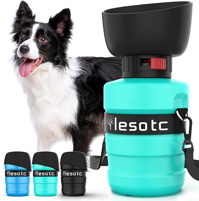 lesotc Dog Water Bottle, Portable Water Dispenser by lesotcbrand
