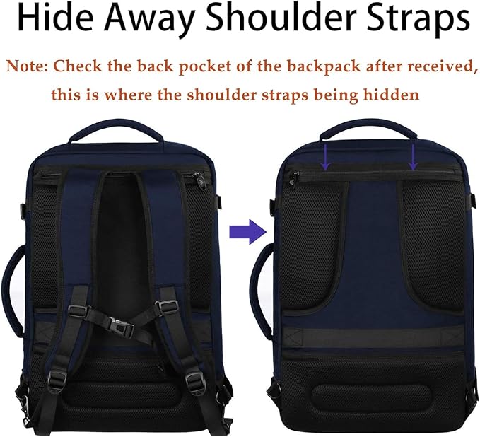 MATEIN Extra Large Mens Travel Backpack Carry on, Expandable Traveling Backpack - Image 6
