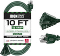Iron Forge Cable 10ft Green Outdoor Extension Cord by IronForgeCable