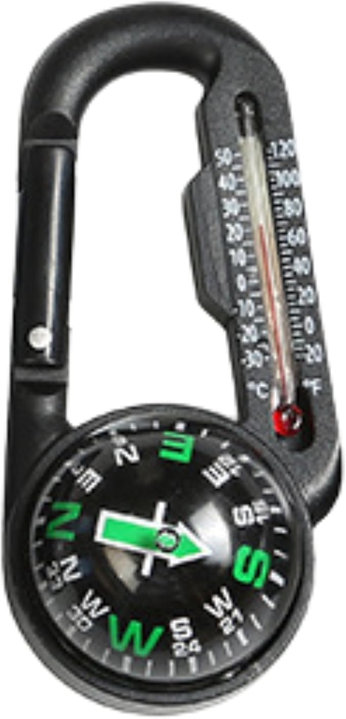 Trekker's Compass Crew Carabiner Compass by Unknown