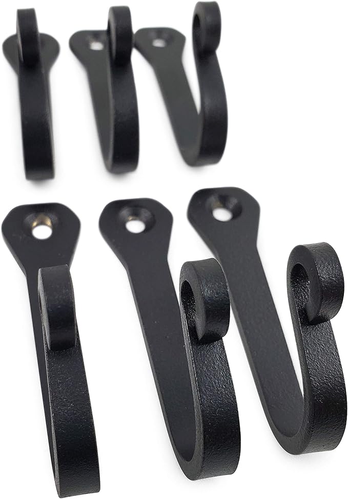Heavy Duty Cast Iron Wall Hooks – Multi-Purpose hangers - Image 4