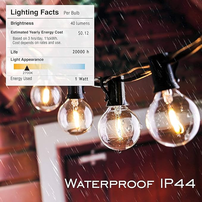 Outdoor String Lights 200FT Waterproof Globe String Lights - Image 9
