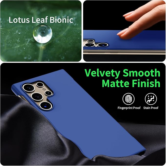 GRECAZO Slim Borderless for Samsung Galaxy S25 Ultra Phone Case 6.9" Ultra-Thin - Image 6
