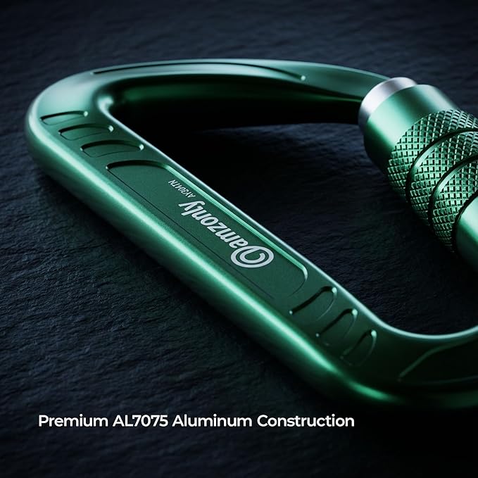 3inch Auto Locking Carabiner Clips Heavy Duty, 12KN /2697lbs Lightweight - Image 6