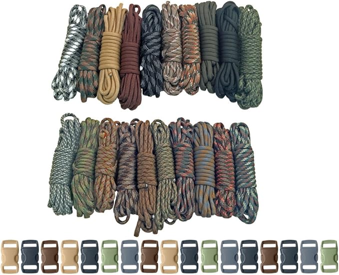 Paracord Planet 550lb Type III Paracord Combo Crafting Kits by ParacordPlanet