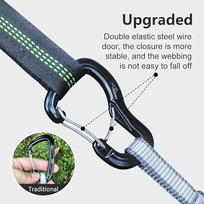 Heavy Duty Carabiner Clip Hook 8KN, - Image 4