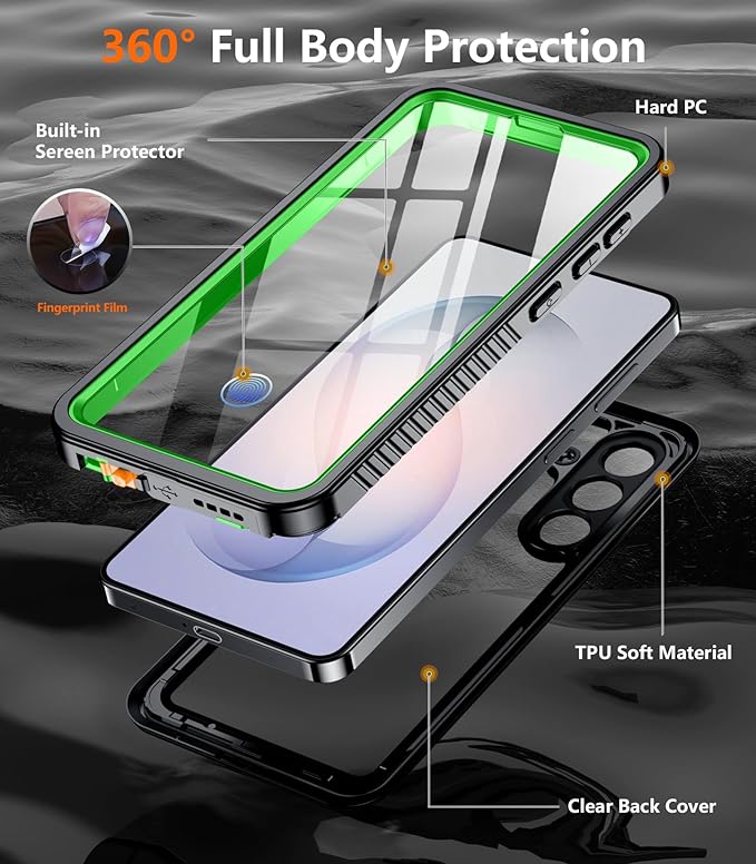 Temdan Designed for Samsung Galaxy S26 Plus Case Waterproof, Built-in Lens & - Image 4