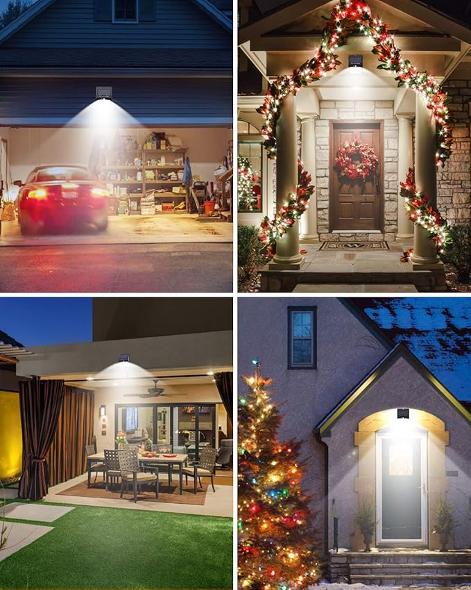 12 Pack Solar Lights Outdoor, 3 Modes/100LED Wireless IP65 Waterproof Solar - Image 5