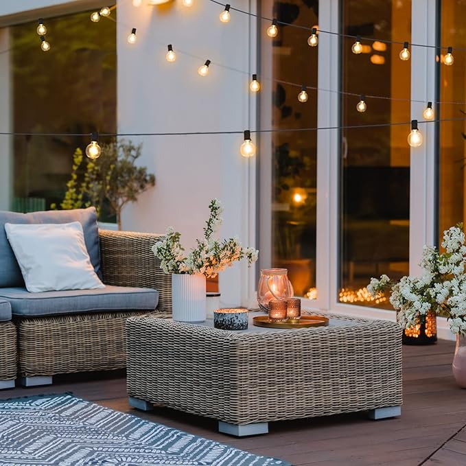 Mlambert 150Ft Outdoor String Lights, G40 Globe Patio Lights - Image 8