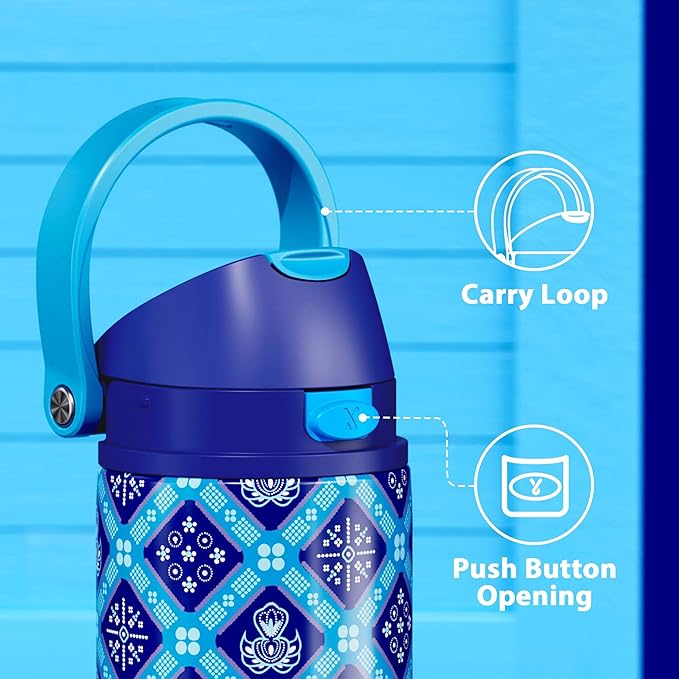 24 oz Insulated Water Bottle for Men: Meoky Stainless Steel Water Bottle - Image 5