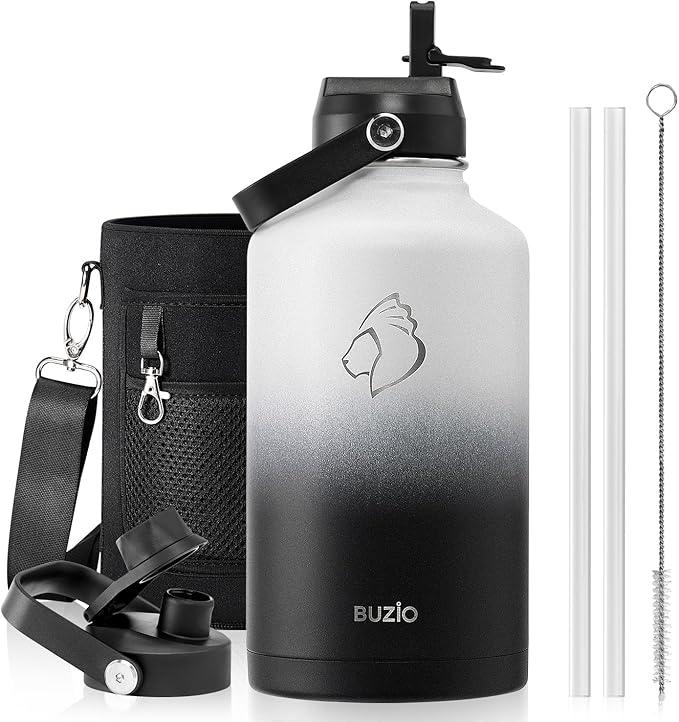 BUZIO 64oz Insulated Water Bottle by BUZIO