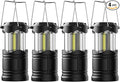 Lichamp LED Camping Lantern, 4 Pack Battery Powered Flashlight by Lichamp
