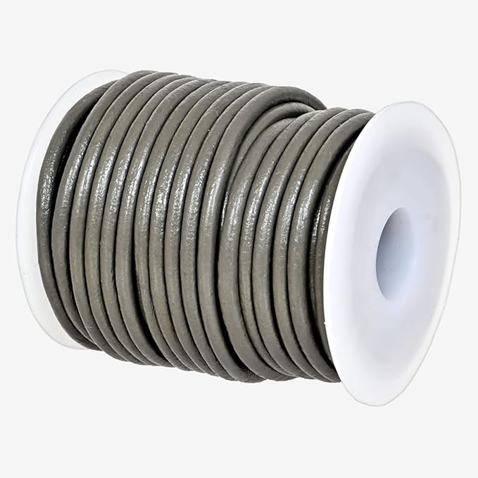 GENIQUE Real/Genuine Round Leather String Cord by GENIQUE