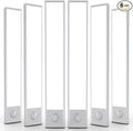 6 Pack Under Cabinet Lighting Wireless, 68 LED Rechargeable Battery Motion by BuyNow