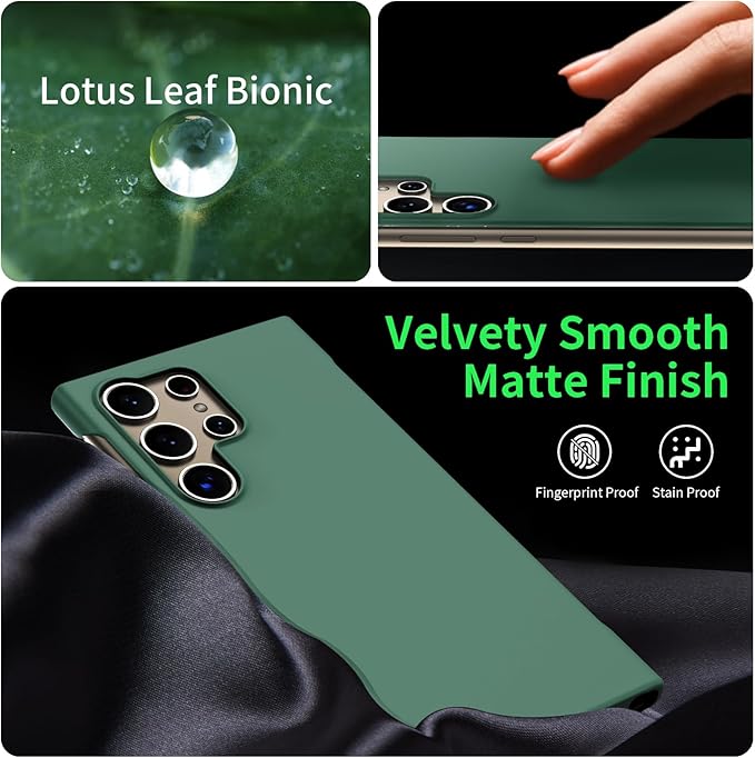 GRECAZO Slim Borderless for Samsung Galaxy S24 Ultra Phone Case 6.8" Ultra-Thin - Image 6
