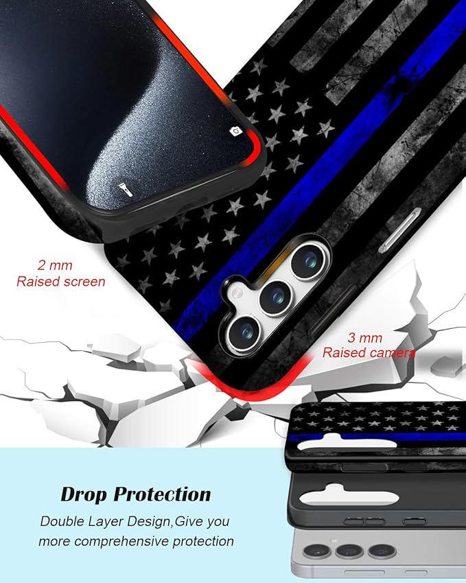 Compatible for Samsung Galaxy A26 5G Case, Dual Layer Heavy Duty 2 in 1 - Image 3