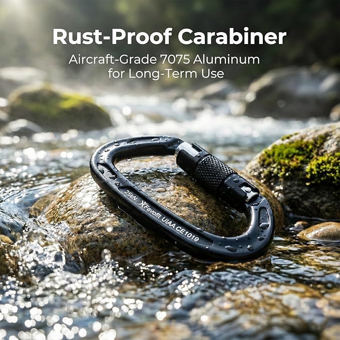 UIAA Certified 25kN-42kN Climbing Carabiners - Image 8