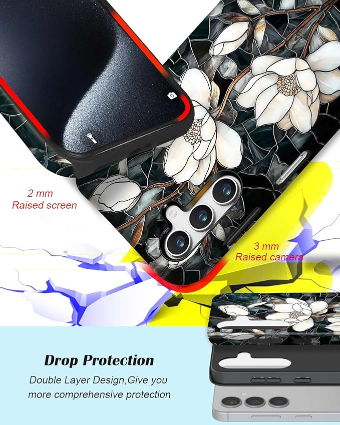 Compatible for Samsung Galaxy S26 Ultra 5G Case, Dual Layer Heavy Duty 2 in 1 - Image 3