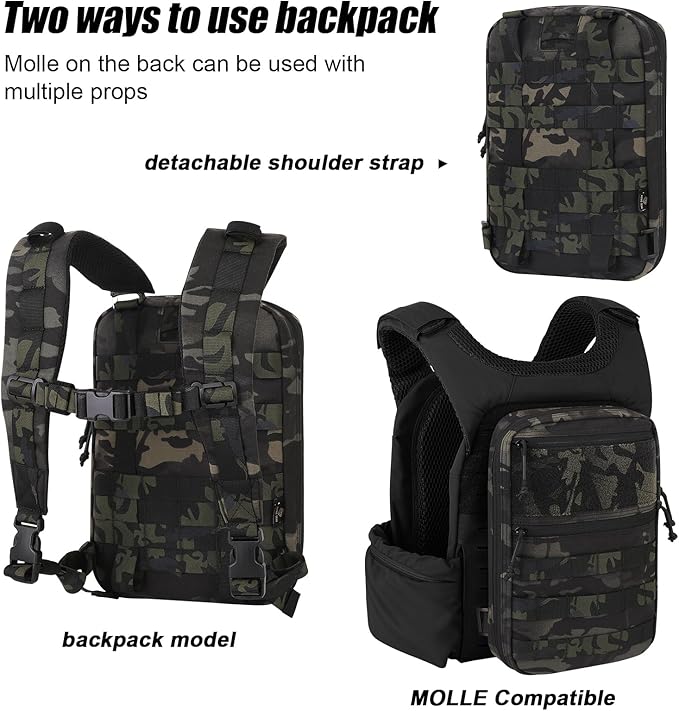 PETAC GEAR Tactical Molle Hydration Pack - Image 6