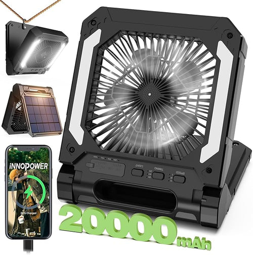 20000mAh Portable Fan Rechargeable by INNOPWOER