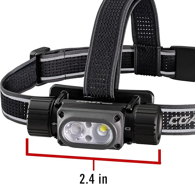 Coast WPH34R 2000 Lumen Waterproof Ultra Bright IP68 USB Rechargeable-Dual - Image 8