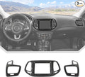 JeCar 3pcs Carbon Fiber Dash Vent Cover Trim Kit by JeCar