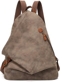 KL928 PU Leather Vintage Backpack – Large Casual Daypack Outdoor Travel by KL928