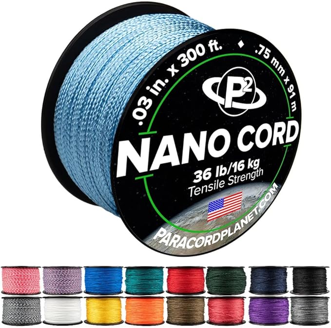 Paracord Planet Nano Cord –Lightweight Nylon Nano Paracord – Great by ParacordPlanet