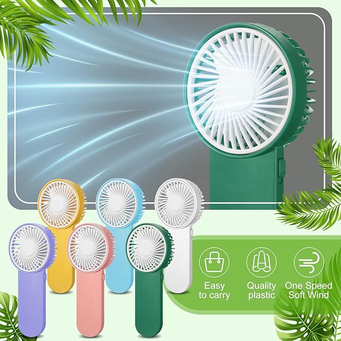 Sumind 64 Pcs Small Personal Portable Fan Mini Handheld Bulk 1 Speed Electric - Image 4