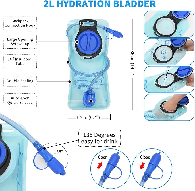 Roptat Hydration Backpack Pack - Image 4