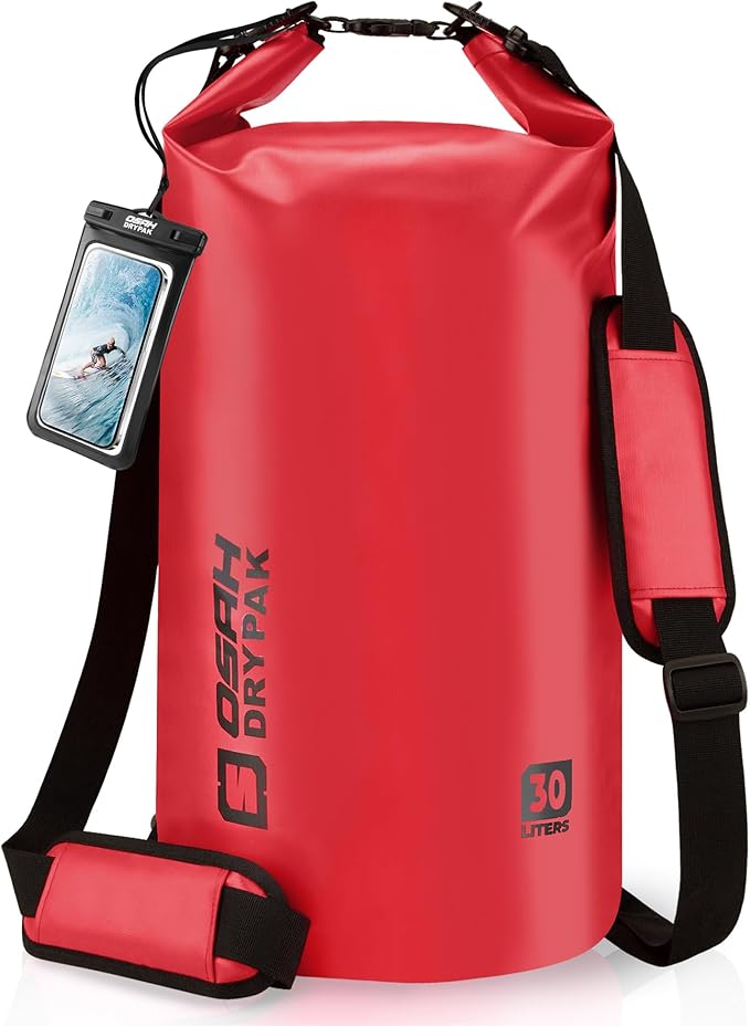 Waterproof Dry Bag, 5L/10L/20L/30L/40L Roll Top Lightweight Storage Backpack by OSAHDRYPAK