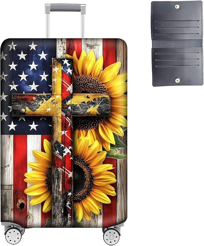 Luggage Cover Protector for 30-32 Inch Suitcases, TSA Approved Elastic Travel by Unknown