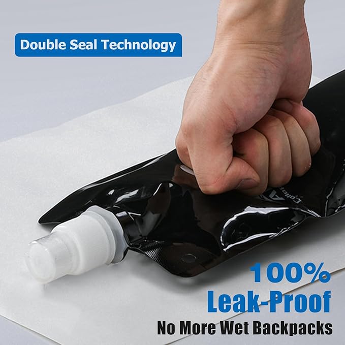 Ancable 17oz Collapsible Water Bottles, BPA-Free Water Bottle - Image 4