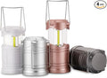 Lichamp LED Camping Lantern, 4 Pack Battery Powered Flashlight by Lichamp