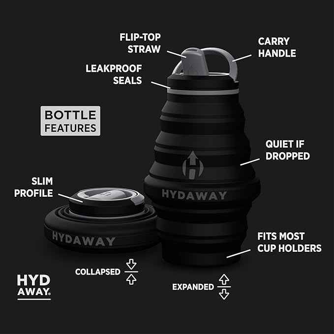 HYDAWAY 17oz Collapsible Water Bottle - Image 5